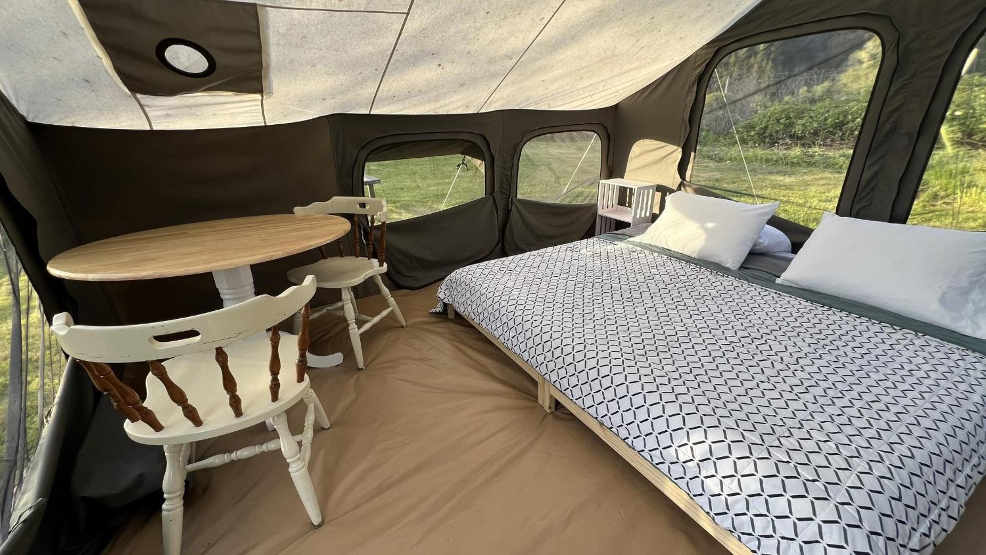 Glamping Tent On The River Klamath Extérieur photo