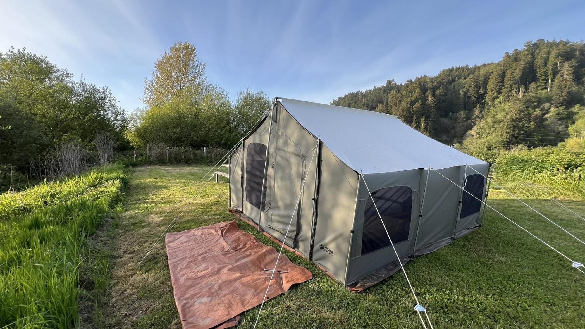 Glamping Tent On The River Klamath Extérieur photo